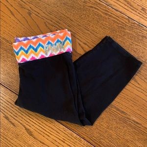 PINK | Yoga Style Cropped Leggings | L